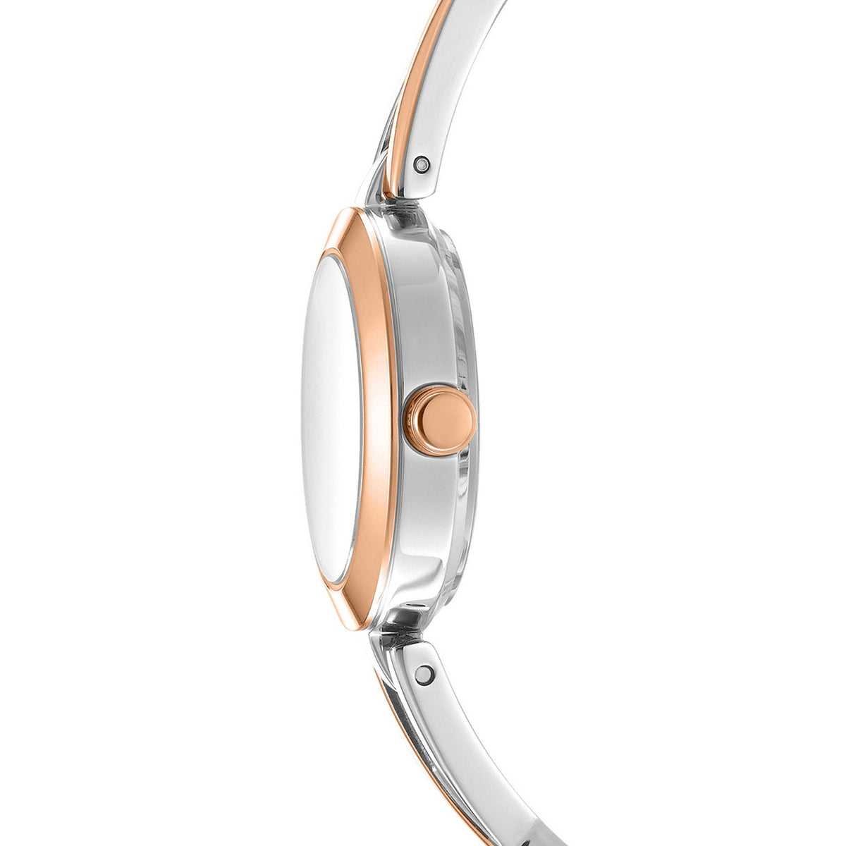 DKNY Half Bangle Rose Two-Tone 26mm Womens Watch