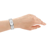 DKNY Signature Shape Silver 17x25.5mm Silver Dial Womens Watch