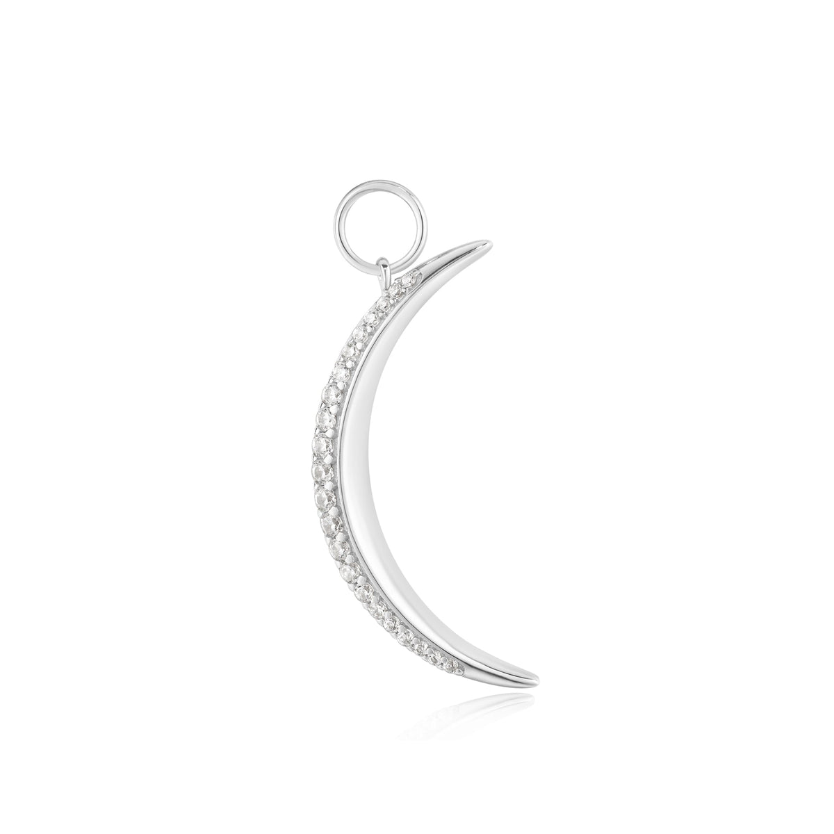 Ania Haie Silver Moon Pave Earring Charm