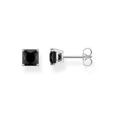 THOMAS SABO Ear Studs Black Stone Silver