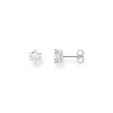 THOMAS SABO Ear studs with white zirconia in brilliant cut