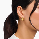THOMAS SABO Organic shapes twisted ear studs