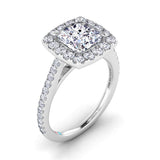White gold|Cushion