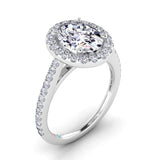 White gold|Oval