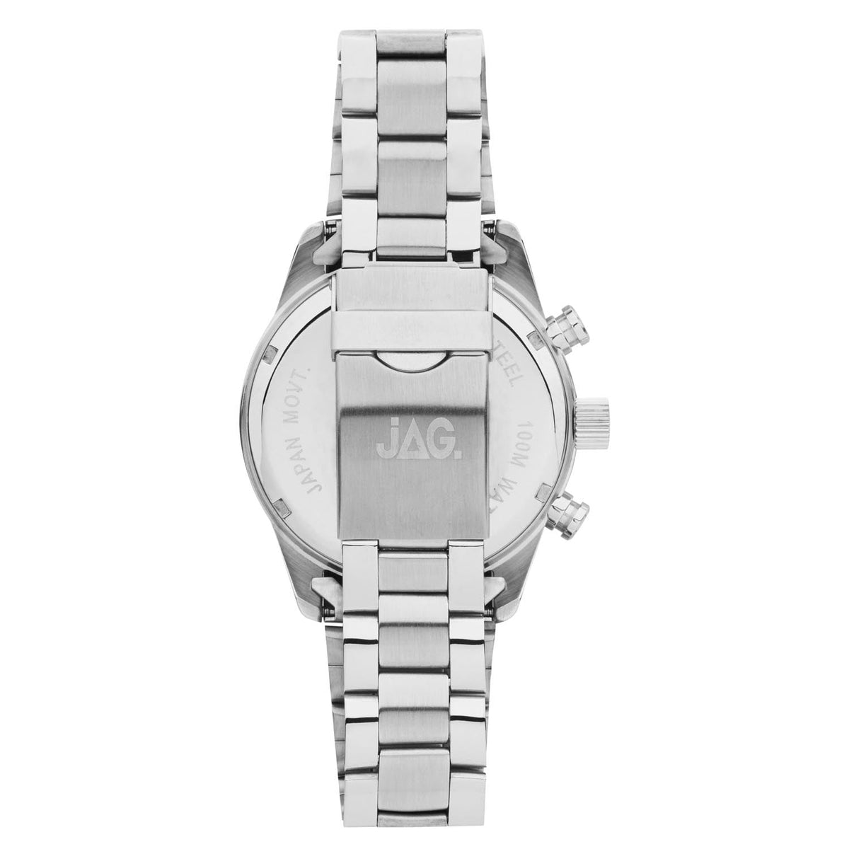 Jag Alain Silver Stainless Steel 44mm Watch