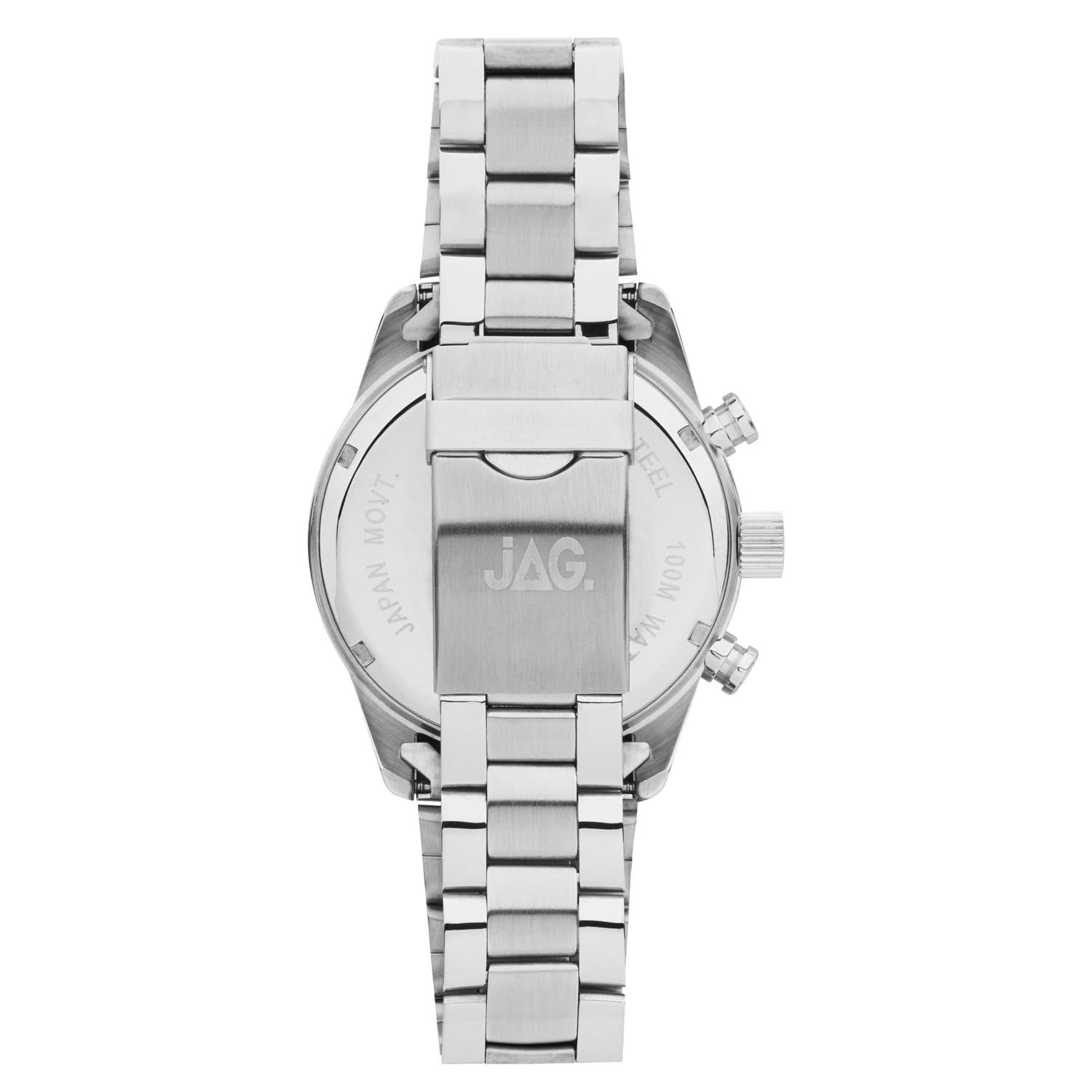 Jag Alain Silver Stainless Steel 44mm Watch