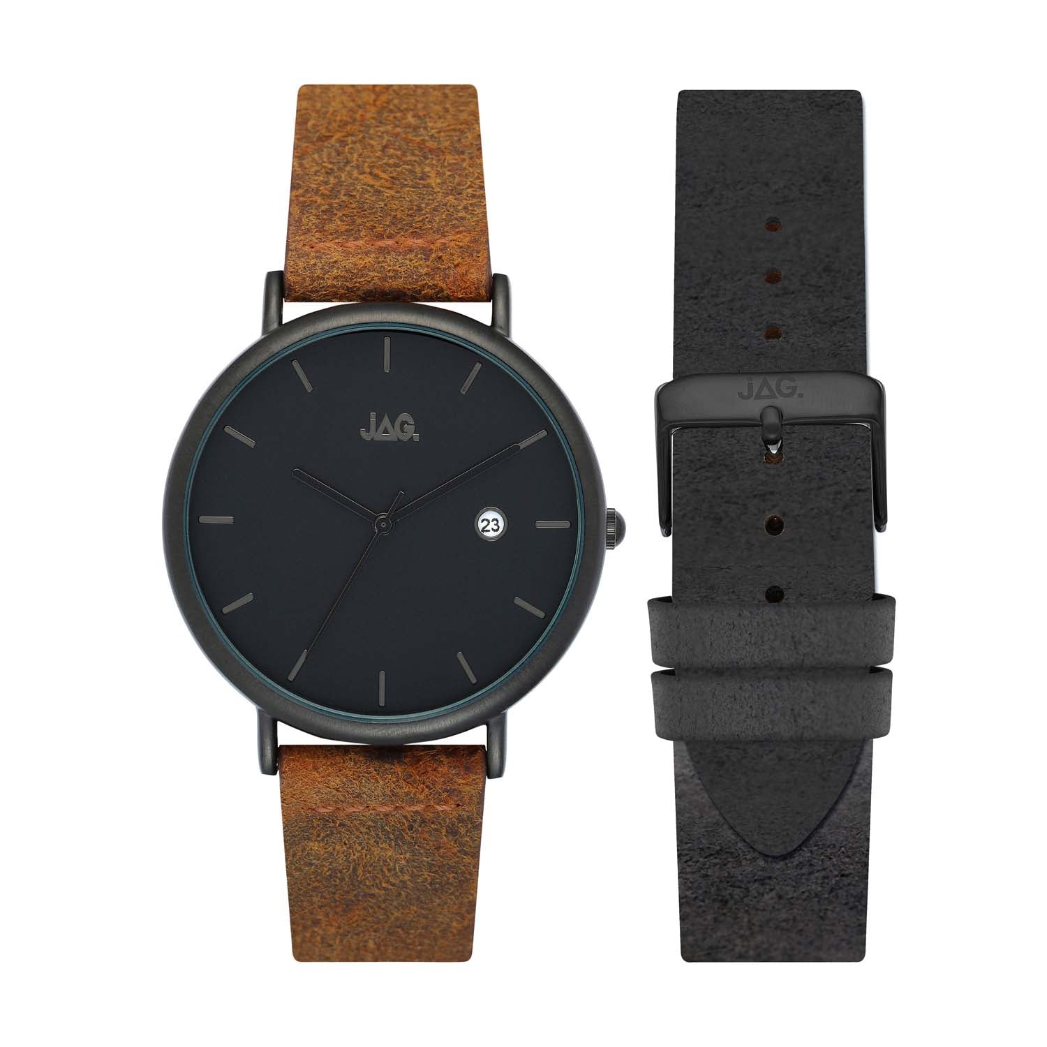 Jag Ryan Black Alloy 43mm Watch