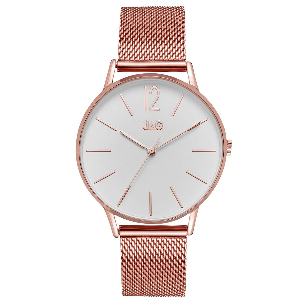 Jag Billy White Stainless Steel 40mm Watch