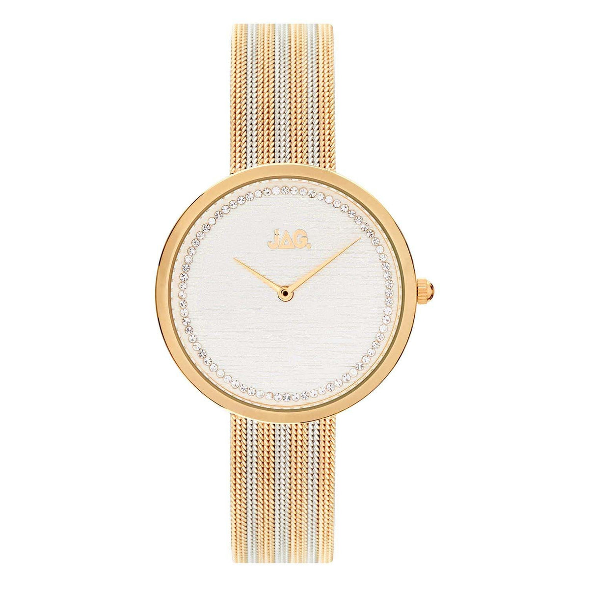 Jag Tegan White Alloy 34mm Watch