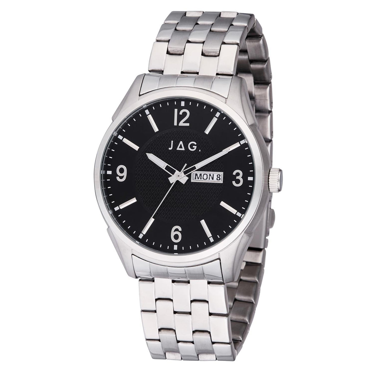 Jag William Silver 44mm Watch