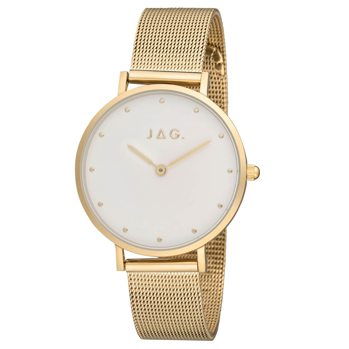 Jag Alice Gold Stainless Steel 32mm Watch