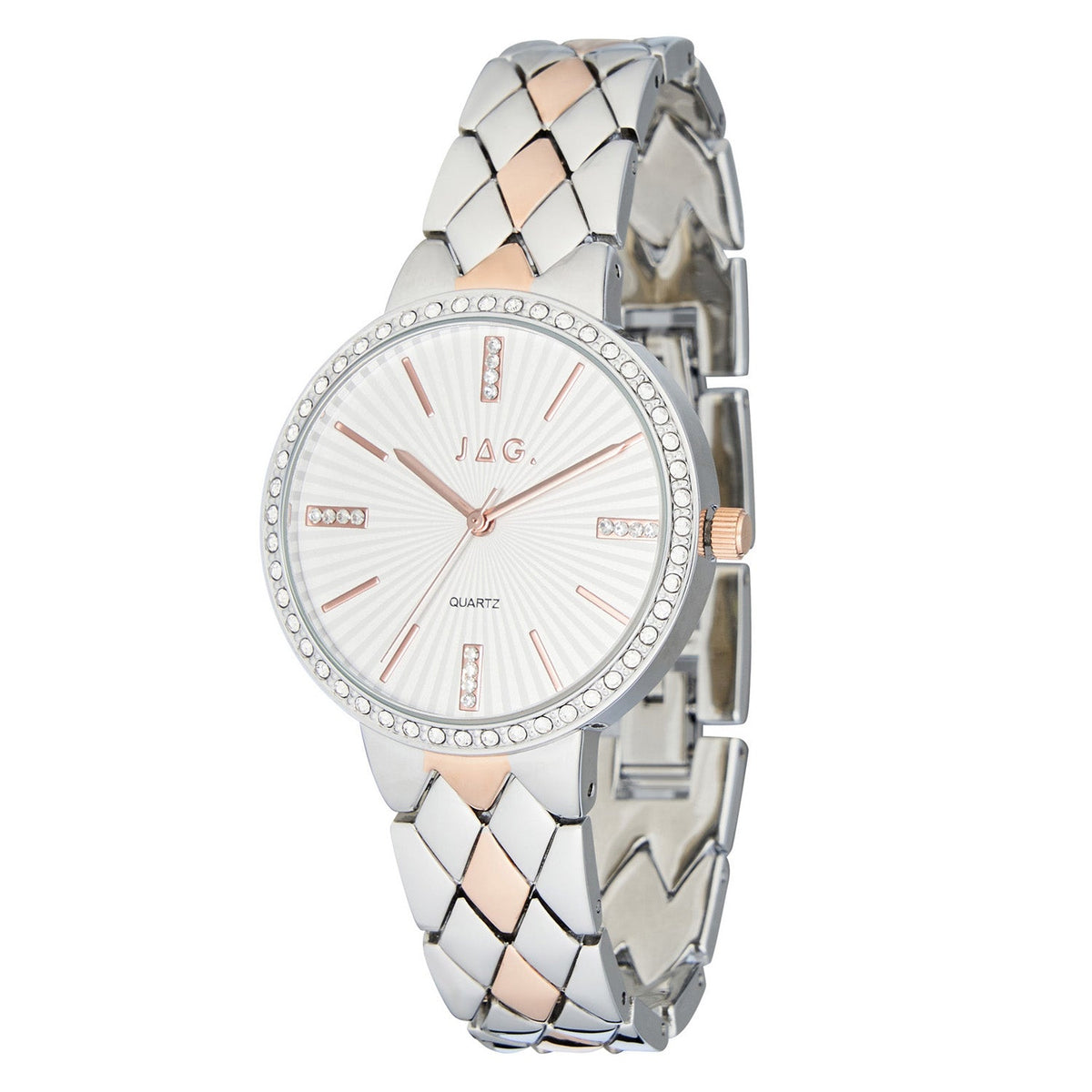 Jag Balmoral Silver Alloy 36mm Watch