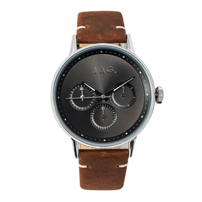 Jag Norwood Silver Stainless Steel 42mm Watch