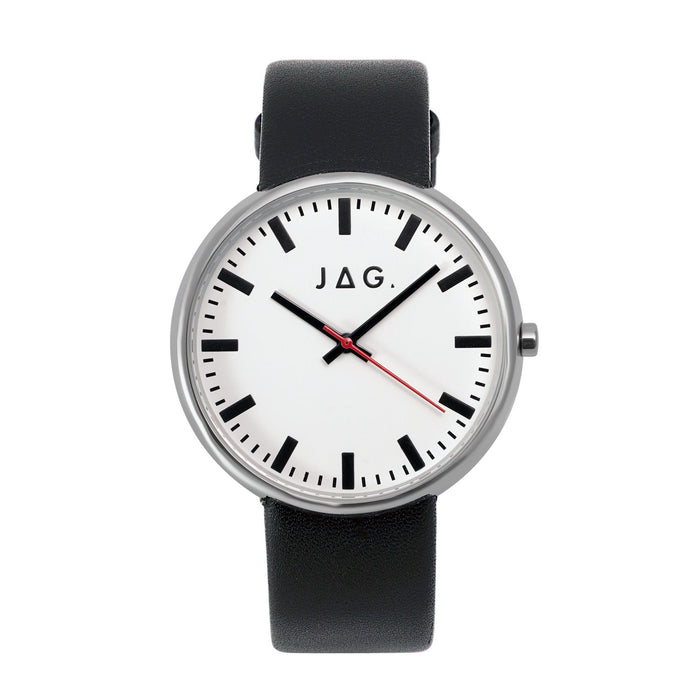 Jag Glebe Silver Stainless Steel 42mm Watch
