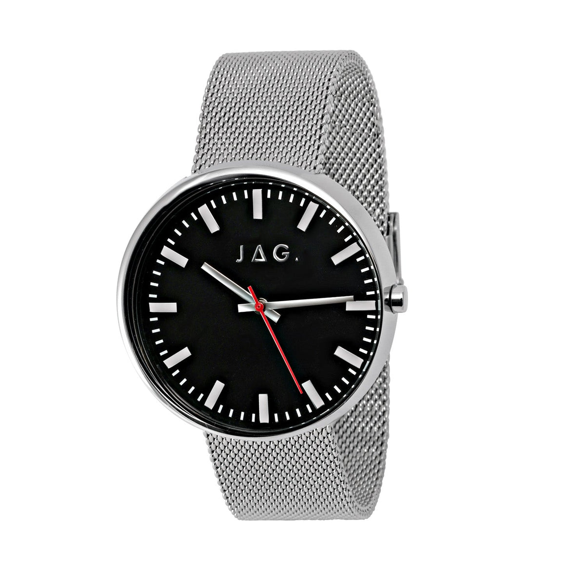 Jag Glebe Silver Stainless Steel 42mm Watch