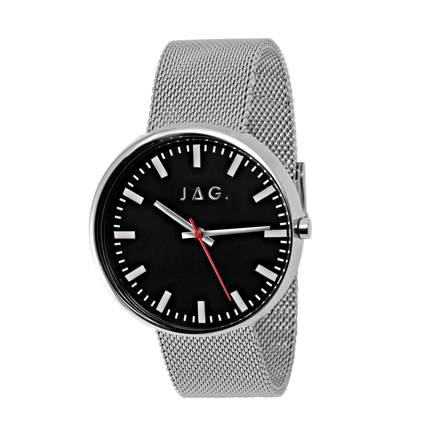 Jag Glebe Silver Stainless Steel 42mm Watch