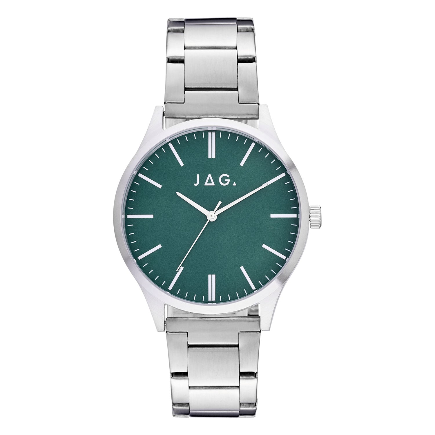 Jag Malcom Ii Silver Stainless Steel 44mm Watch