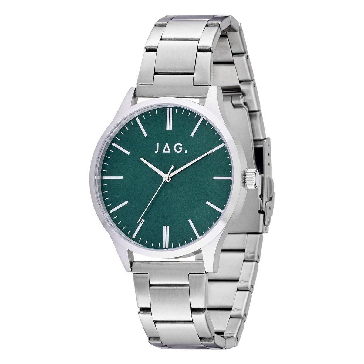 Jag Malcom Ii Silver Stainless Steel 44mm Watch