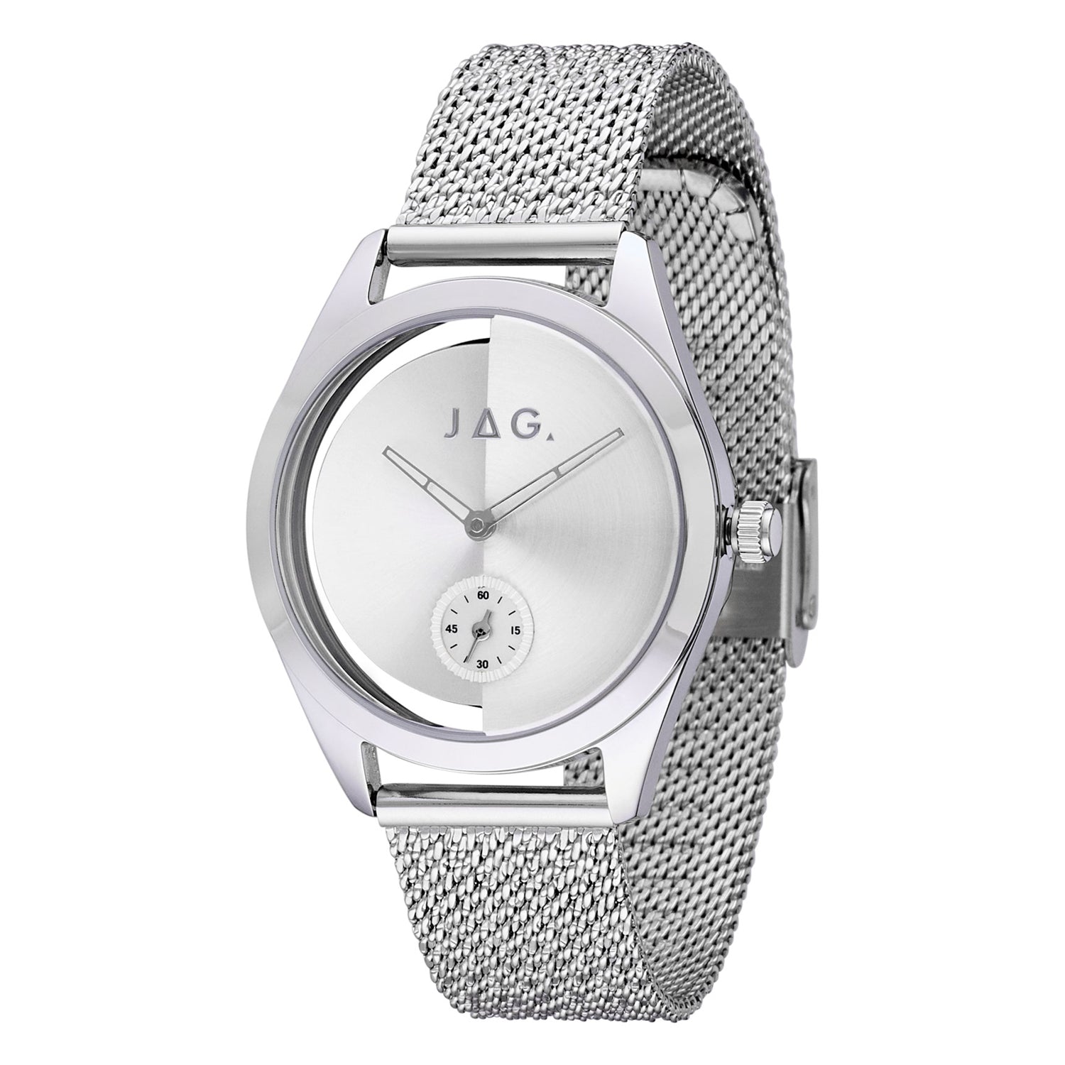Jag Harrow Silver Stainless Steel 36mm Watch