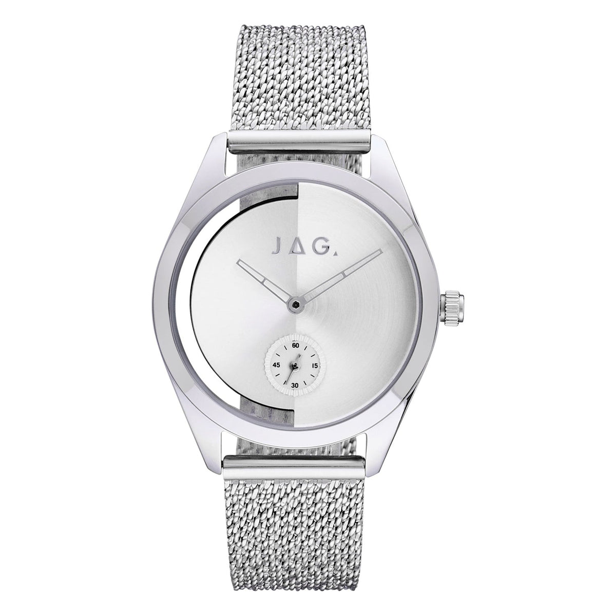 Jag Harrow Silver Stainless Steel 36mm Watch