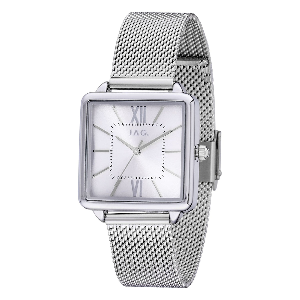 Jag Malvern Silver Alloy 28mm Watch
