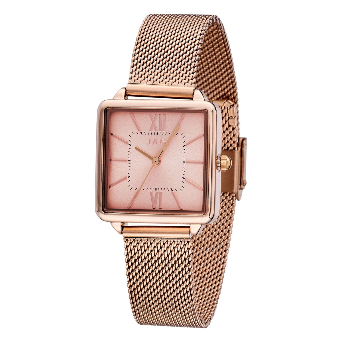 Jag Malvern Rose Gold Alloy 28mm Watch