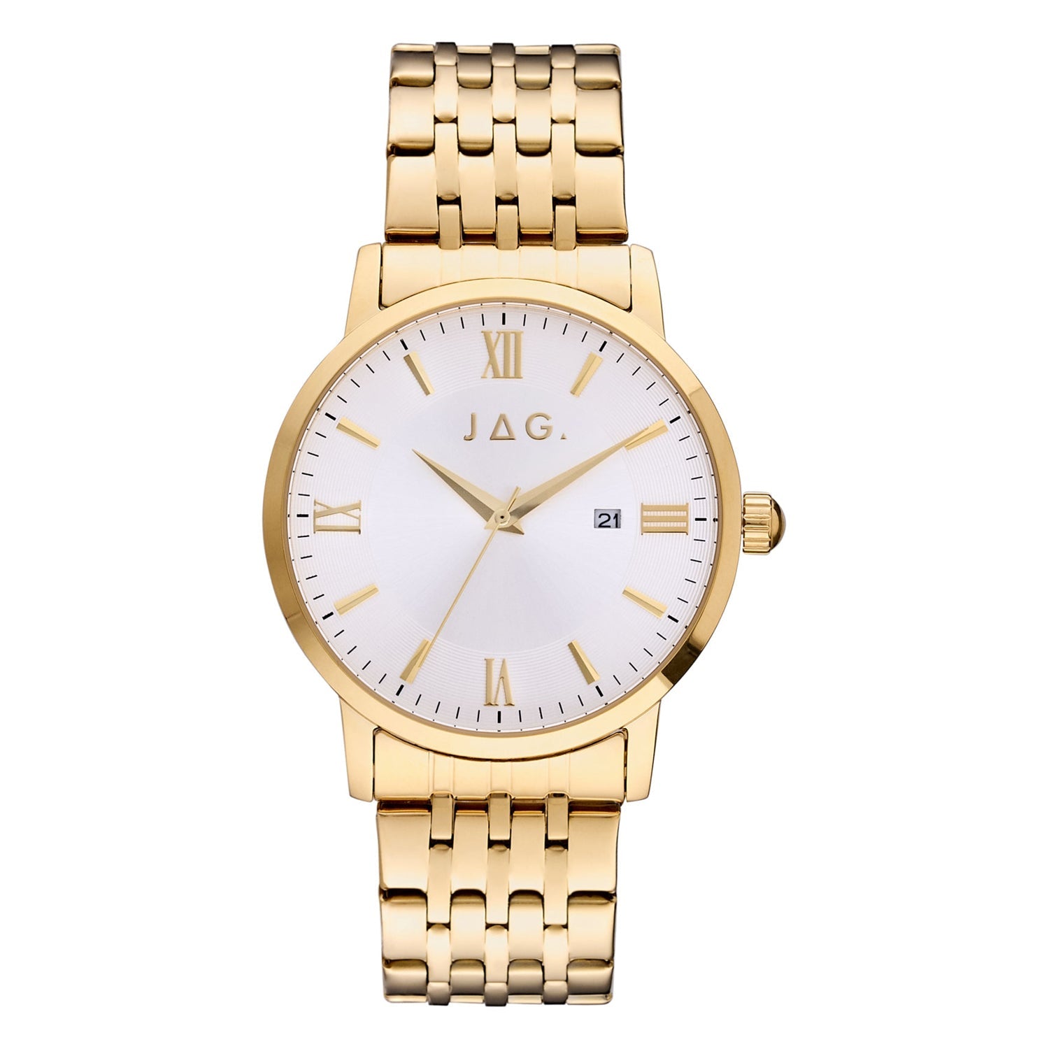 Jag Banks Gold Stainless Steel 42mm Watch