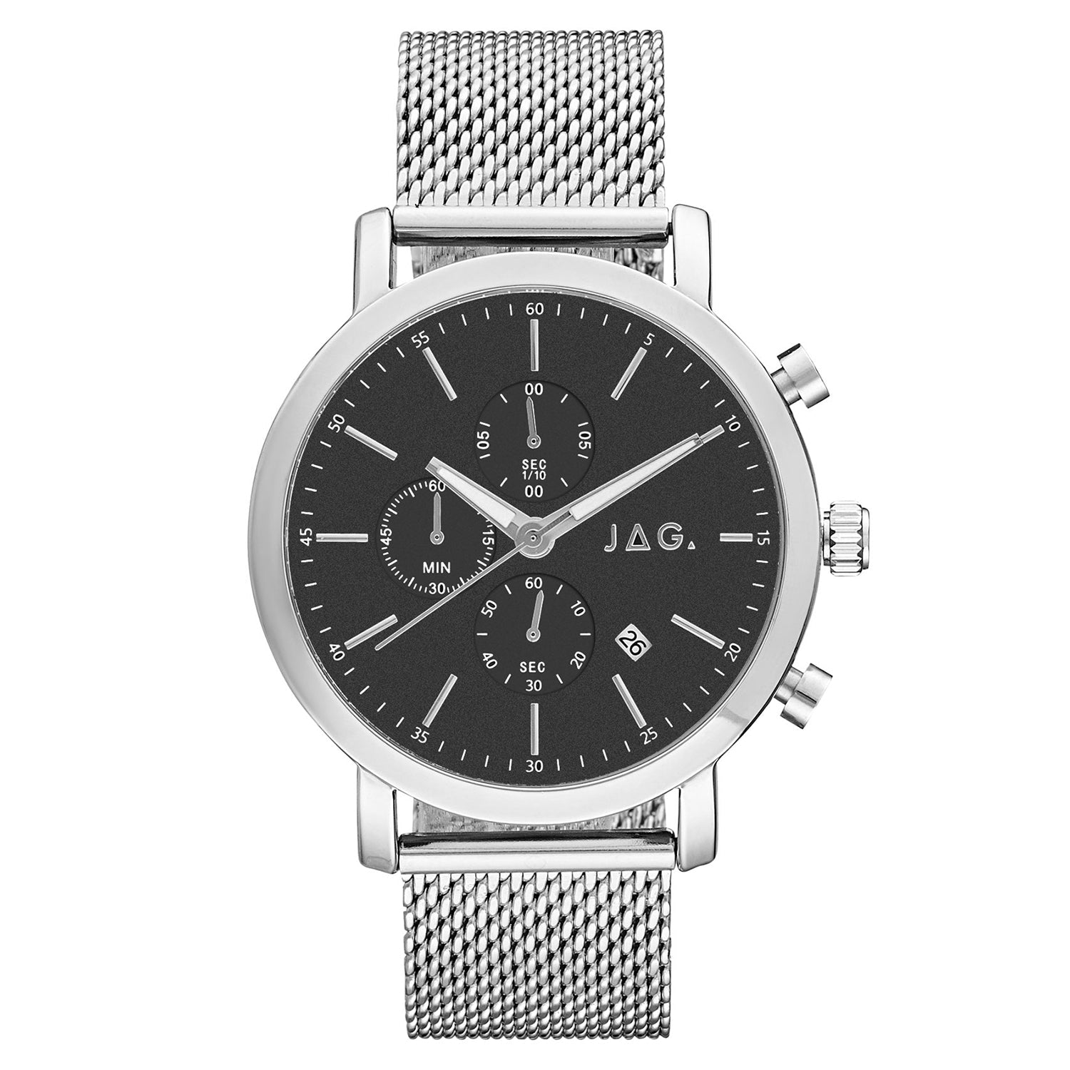 Jag Cabarita Silver Alloy 44mm Watch