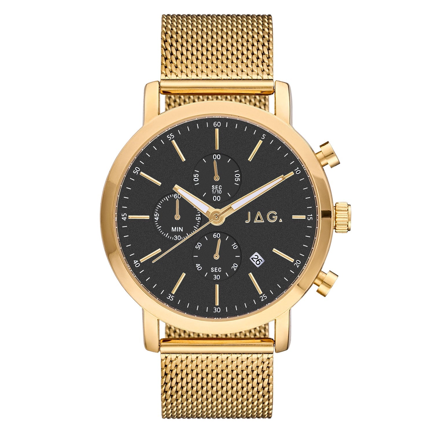 Jag Cabarita Gold Alloy 44mm Watch