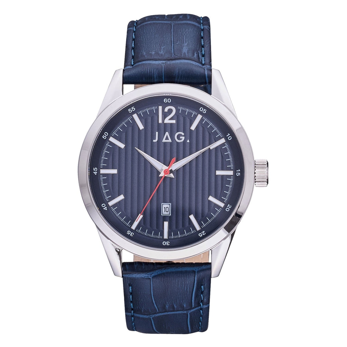 Jag Colo Silver Stainless Steel 44mm Watch
