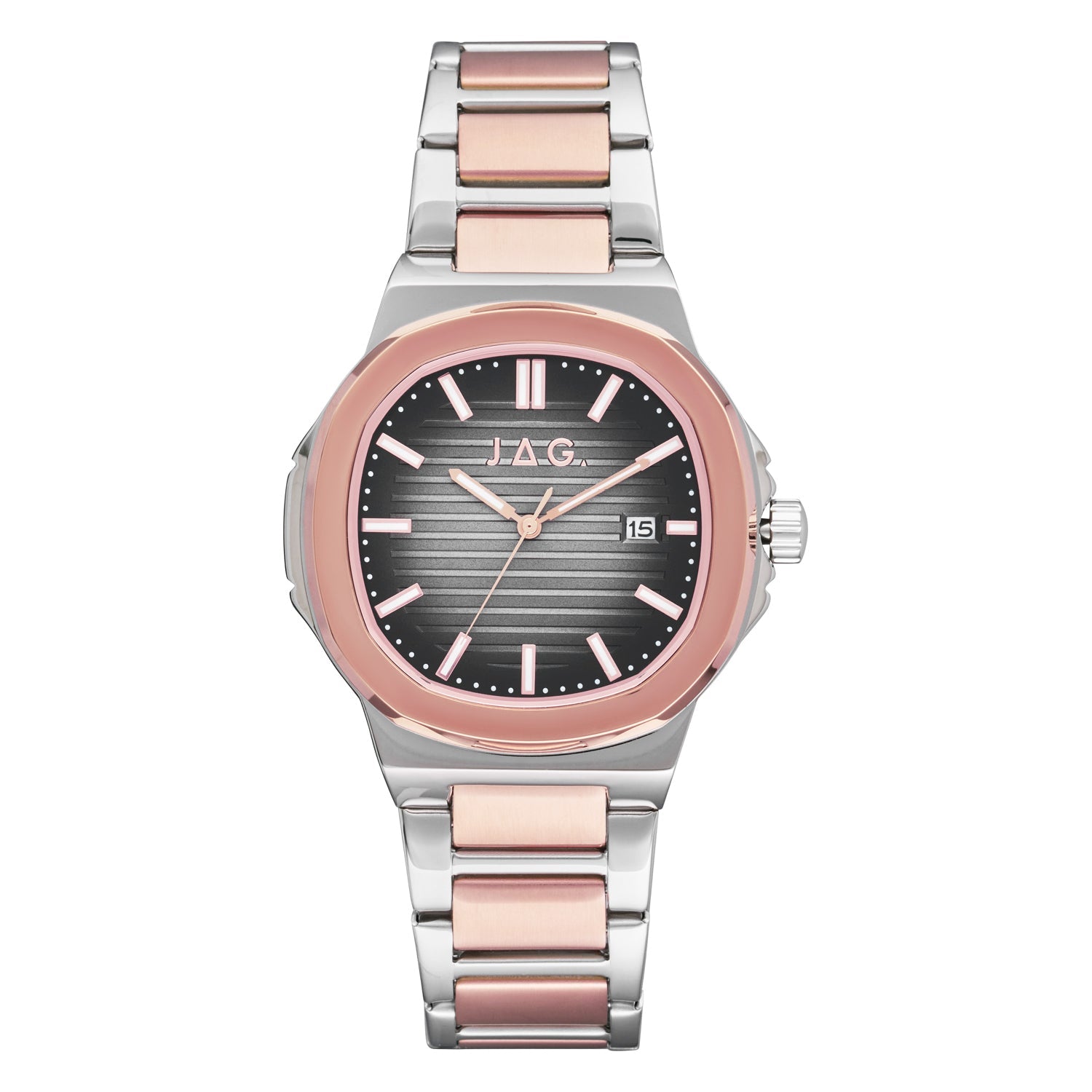 Jag Eaton Two-Tone Alloy 42mm Watch