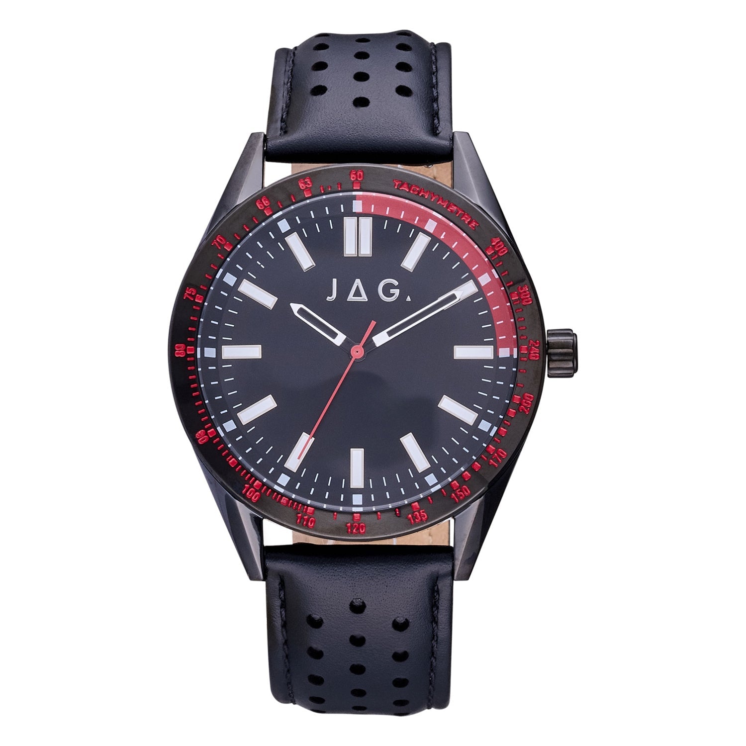 Jag Sandown Black Stainless Steel 44mm Watch