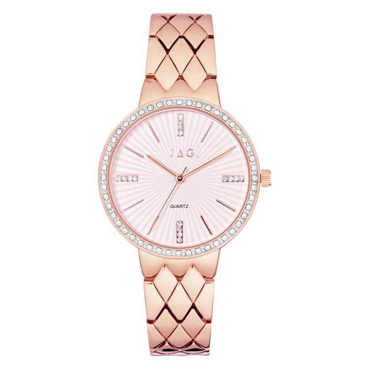 Jag Balmoral Rose Gold Stainless Steel 36mm Watch