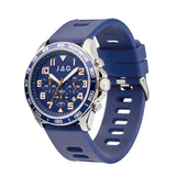 JAG Beachport Mens Navy Dial 46mm Navy Watch