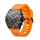 JAG Beachport Mens Black Dial 46mm Orange Watch