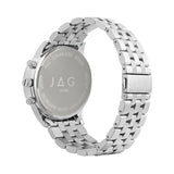 JAG Albany Mens Blue Dial 45mm Silver Watch