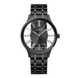JAG Gerroa Mens Black Dial 43mm Silver Watch