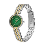 JAG Iluka Womens Green MOP Dial 30mm Two-Tone Watch