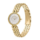JAG Iluka Womens White MOP Dial 30mm Gold Watch
