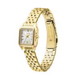 JAG Berrima Womens White MOP Dial 20.3mm Gold Watch