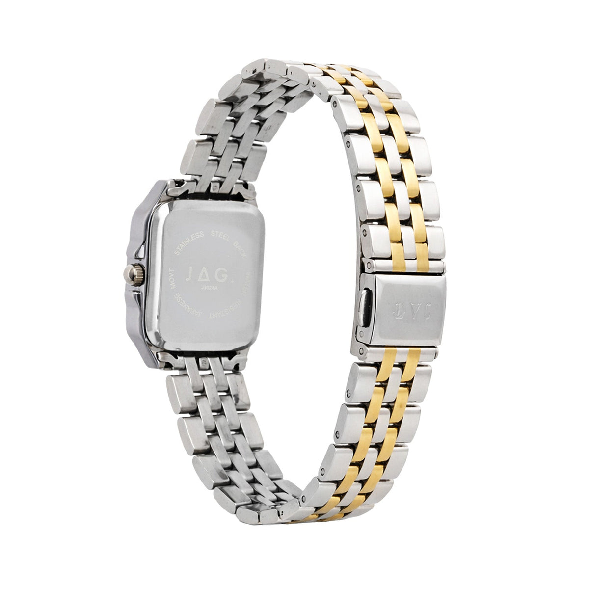 JAG Berrima Womens White MOP 20.3mm Two-Tone Watch
