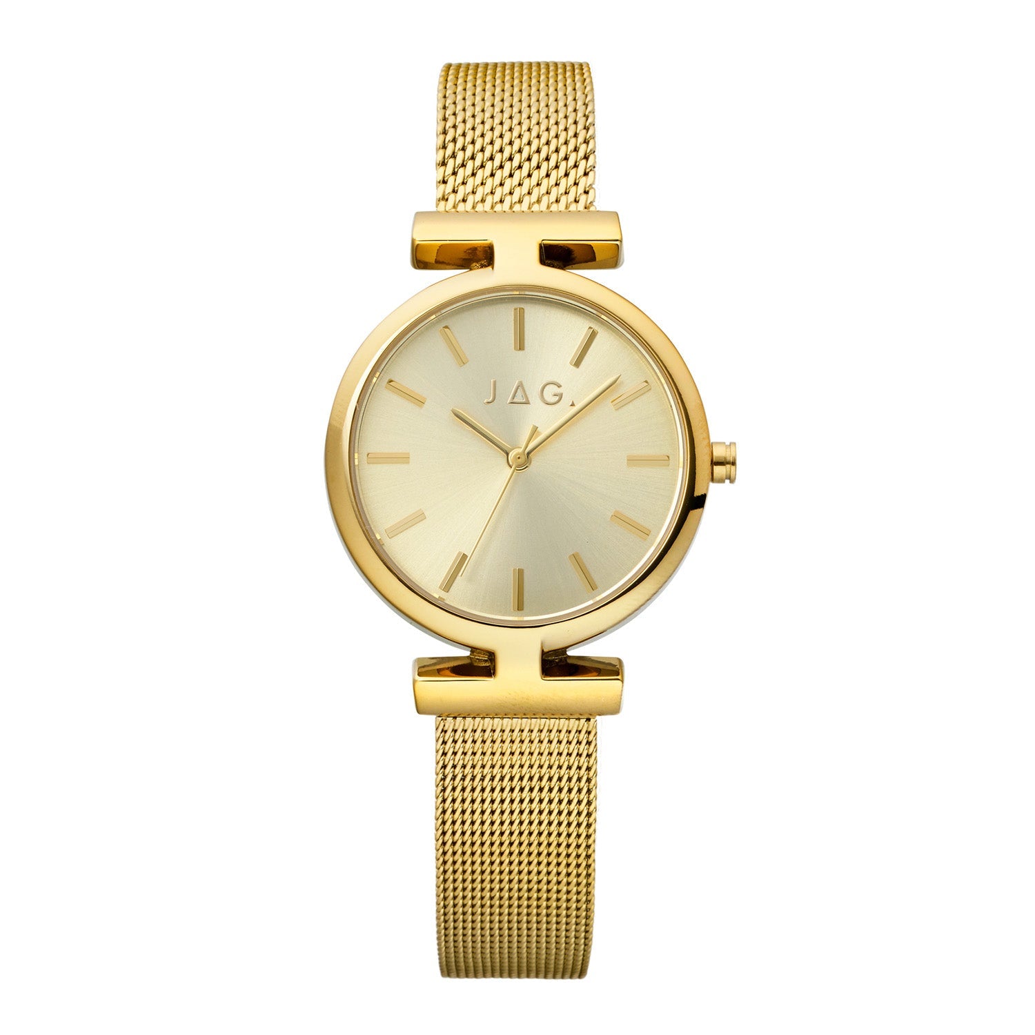 JAG Mudgee Womens Gold Dial 35mm Gold Watch