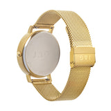 JAG Ryan Mens White Dial 43mm Gold/Brown Watch  Set