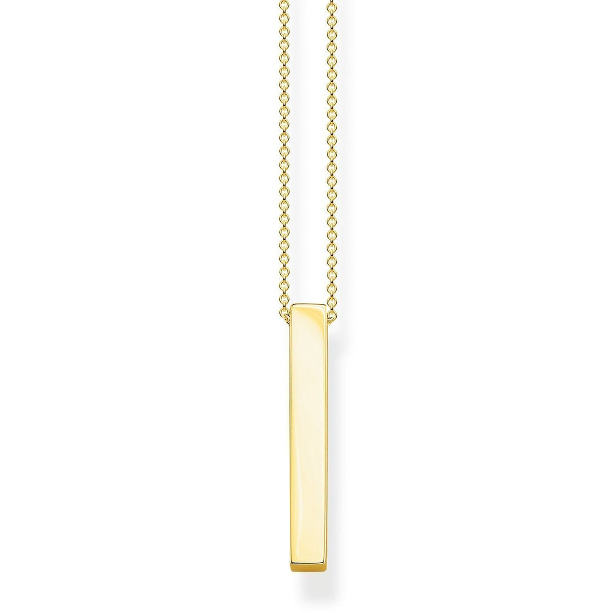 THOMAS SABO Necklace Golden Cuboid