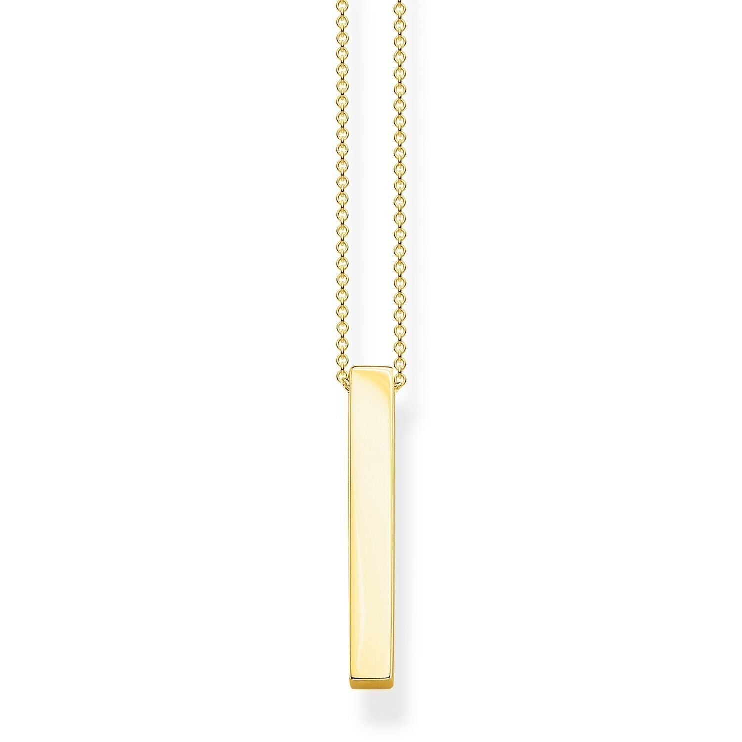 THOMAS SABO Necklace Golden Cuboid