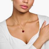 THOMAS SABO Gold Apple Necklace