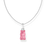 THOMAS SABO Necklace with pink Goldbears pendant and zirconia