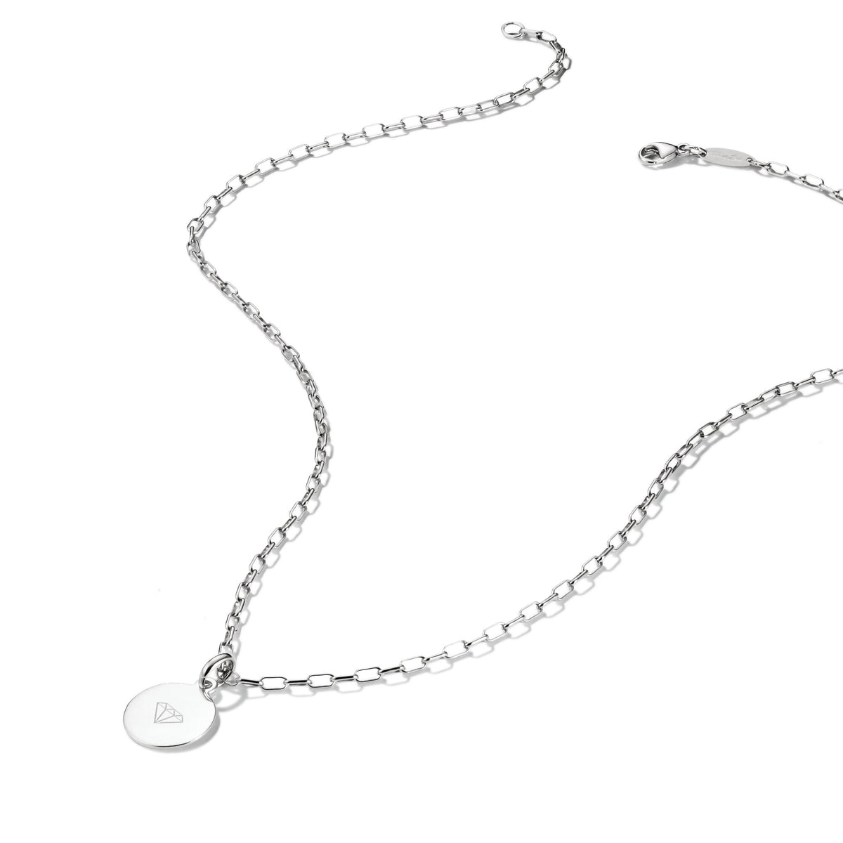 THOMAS SABO Charm Necklace Paperclip Silver