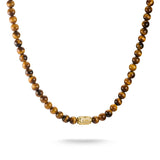 THOMAS SABO Necklace with Tiger’s Eye Beads