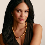 THOMAS SABO Elyndra Necklace with Yellow Jasper Beads